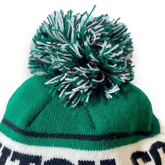 Denton Country Club Texas Stripe Cuffed Rugby Pom Pom Knit Beanie - Picture 8 of 16